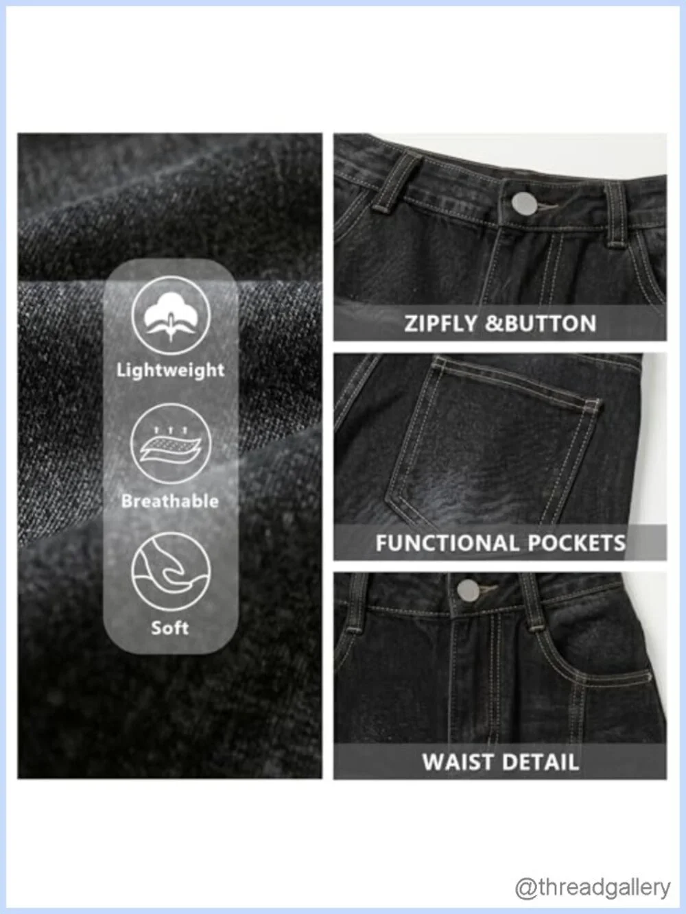 Baggy Denim Jean Shorts High Rise Y2K Summer Streetwear